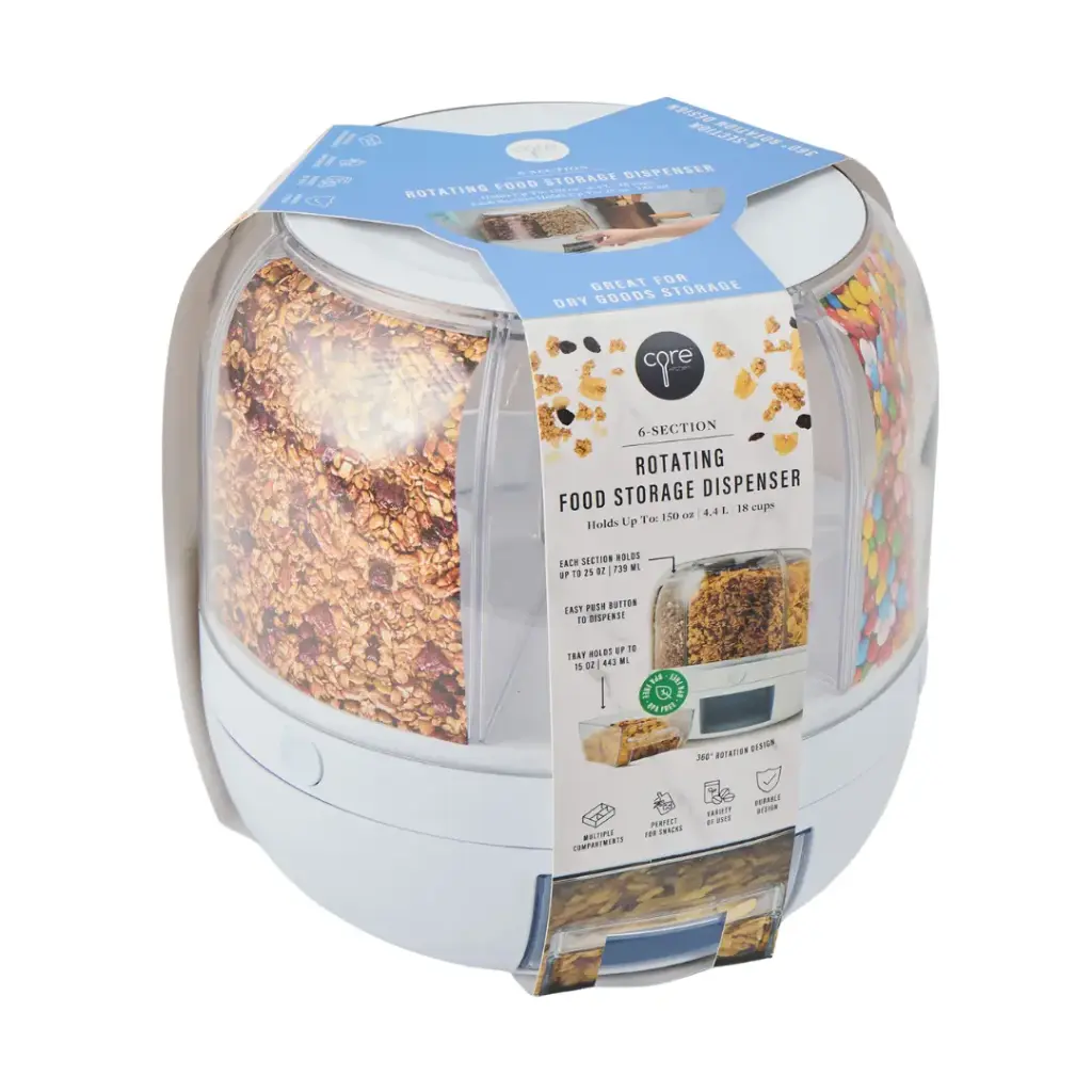 Rotating Food Storage Container