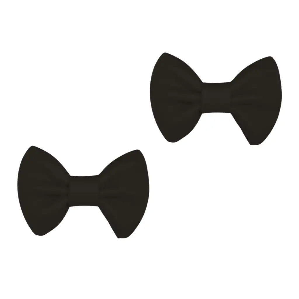 Silicone Bow Pot Holder Set Onyx 2pc