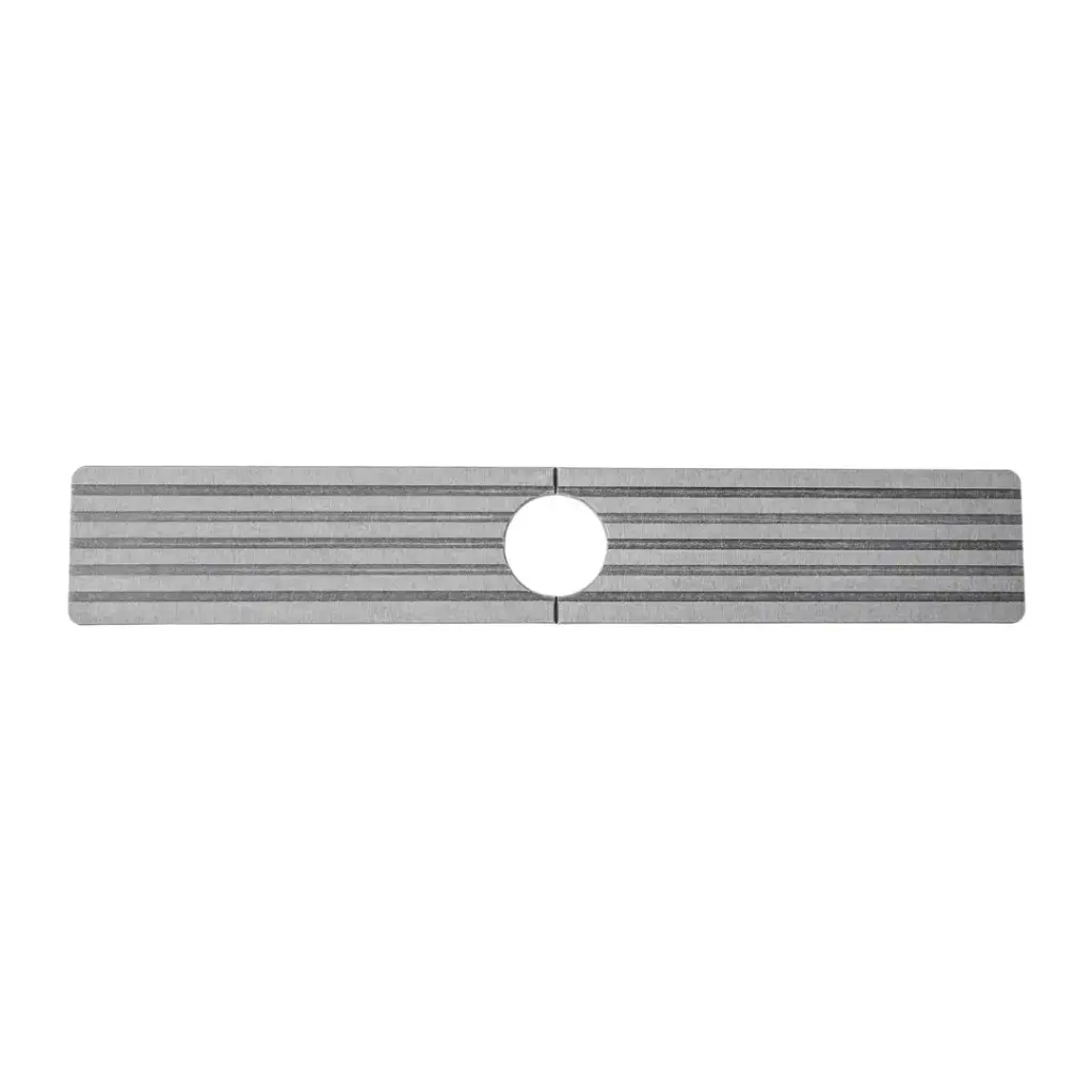 Ribbed Diatomite Sink Splash Mat Grey