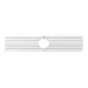 Ribbed Diatomite Sink Splash Mat White