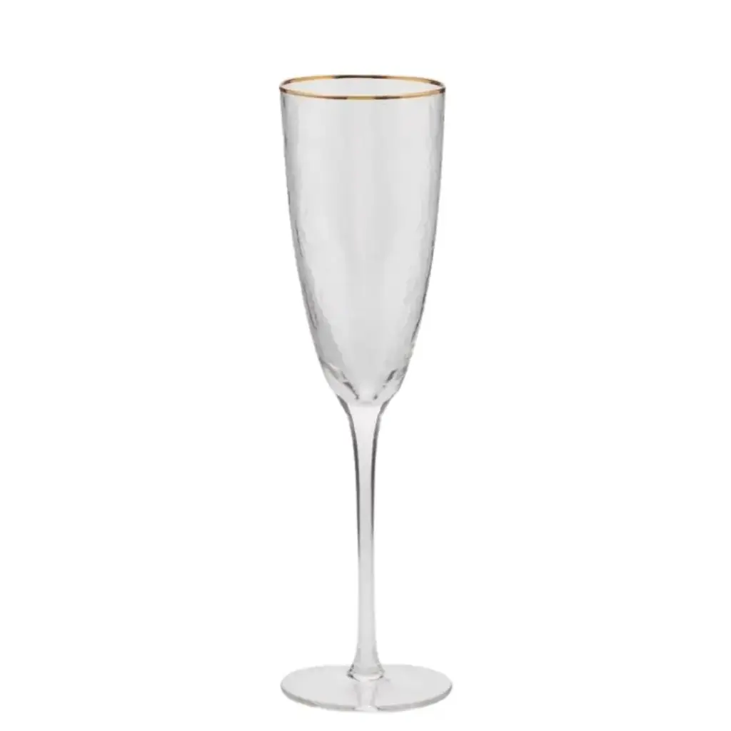 Goldrim Champagne Flute 10in