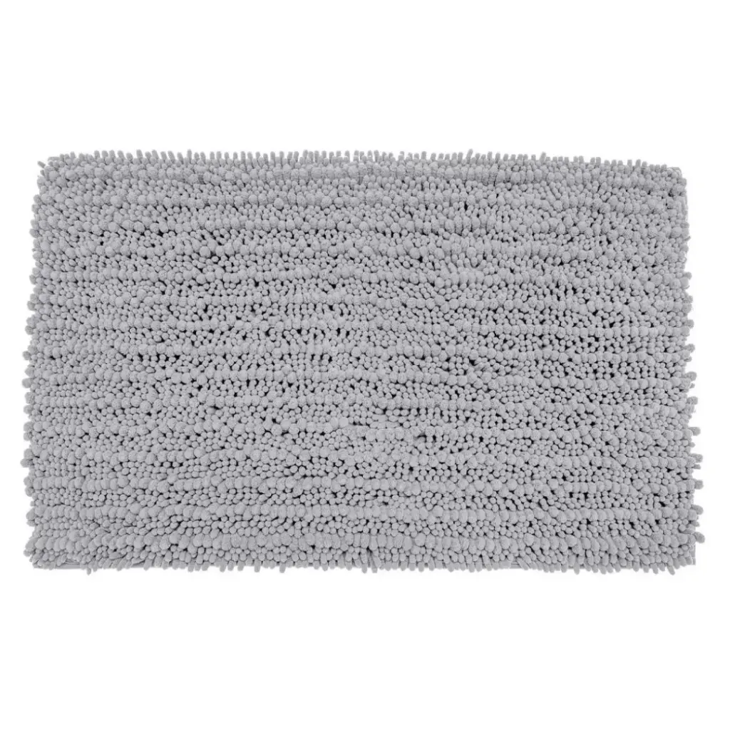 Shaggy Bath Mat Light Grey
