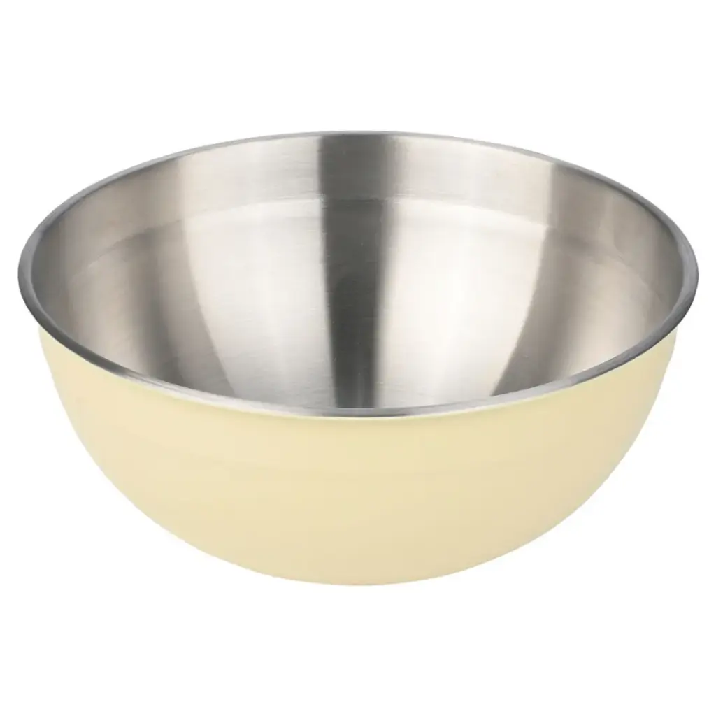 Allure Stainless Steel Mixing Bowl Ivory 1.4QT