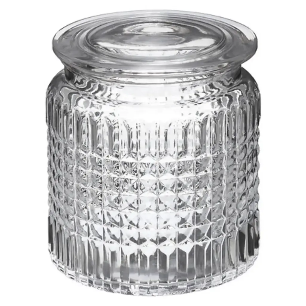 Precious Glass Cotton Jar