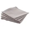 Chambray Napkin Light Grey 4pc