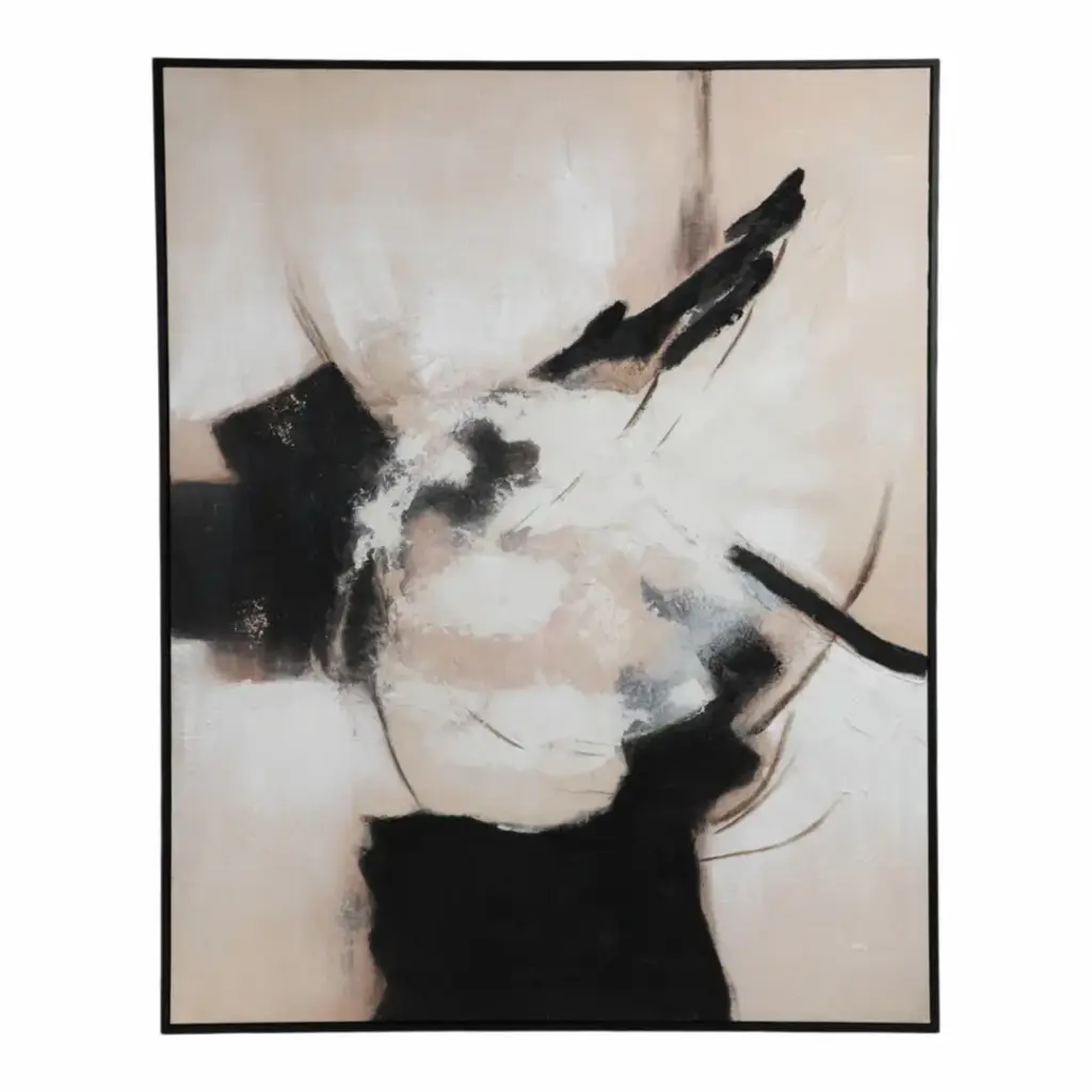 Uzima Handpainted Wall Art 48x60in