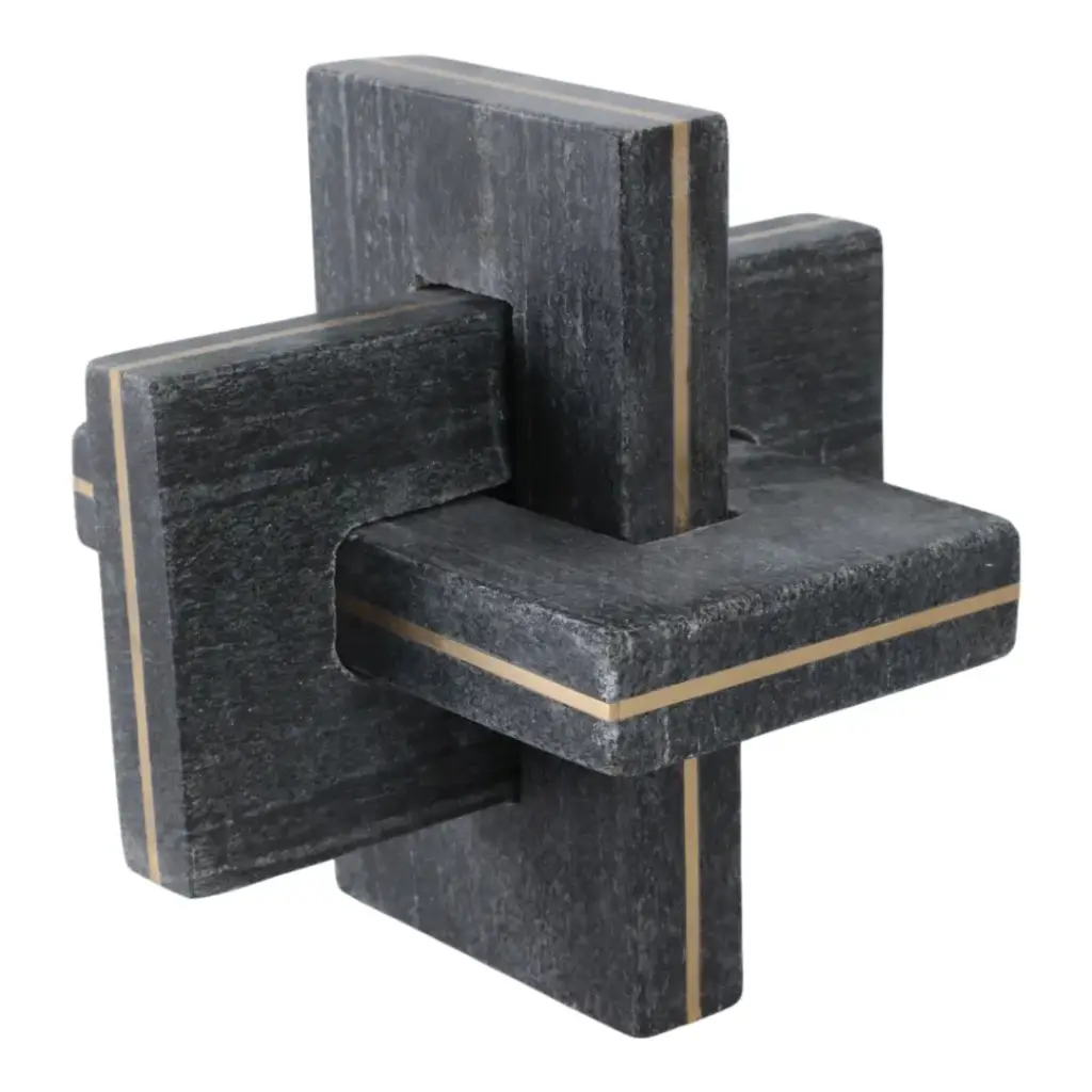 Walton Marble Knot Black 7in