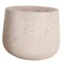 Textured Planter Ivory 11in
