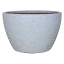 Lava Planter White 8in