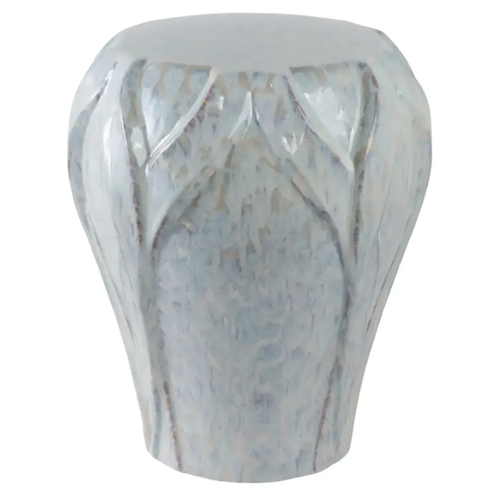 Pendelton Garden Stool Cream 15x18in