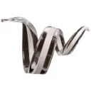 Newtok Glass Ribbon Statuary 14in