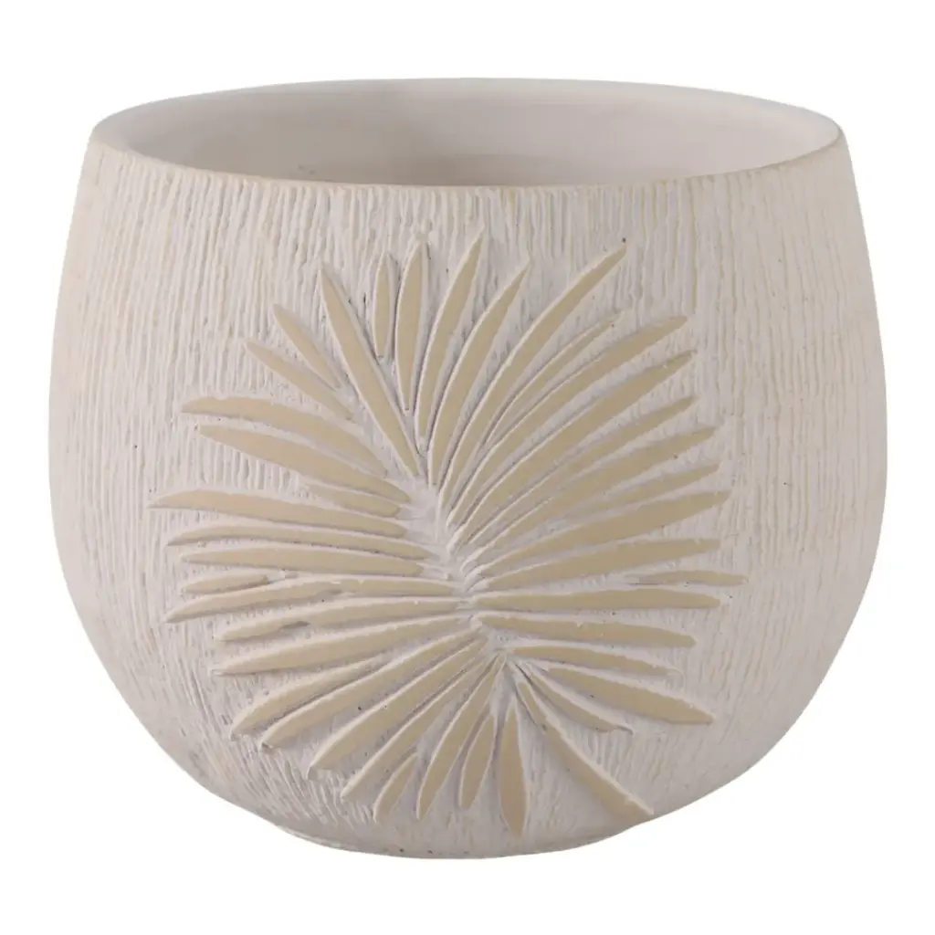 Pampas Rounded Planter 8in