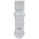 Crystal Orbs & Blocks Taper Candleholder Clear 8in