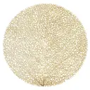 Capelinni Round Placemat Gold 15in
