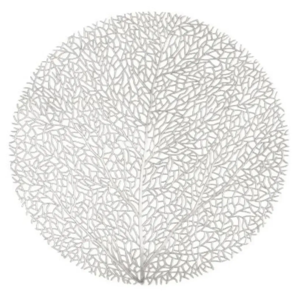Capelinni Round Placemat Silver 15in
