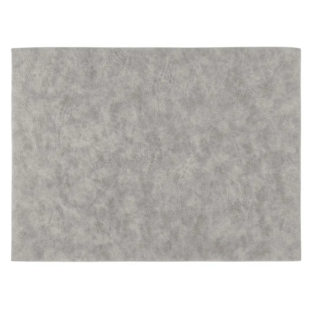 Troja Rectangle Placemat Silver 13x18in