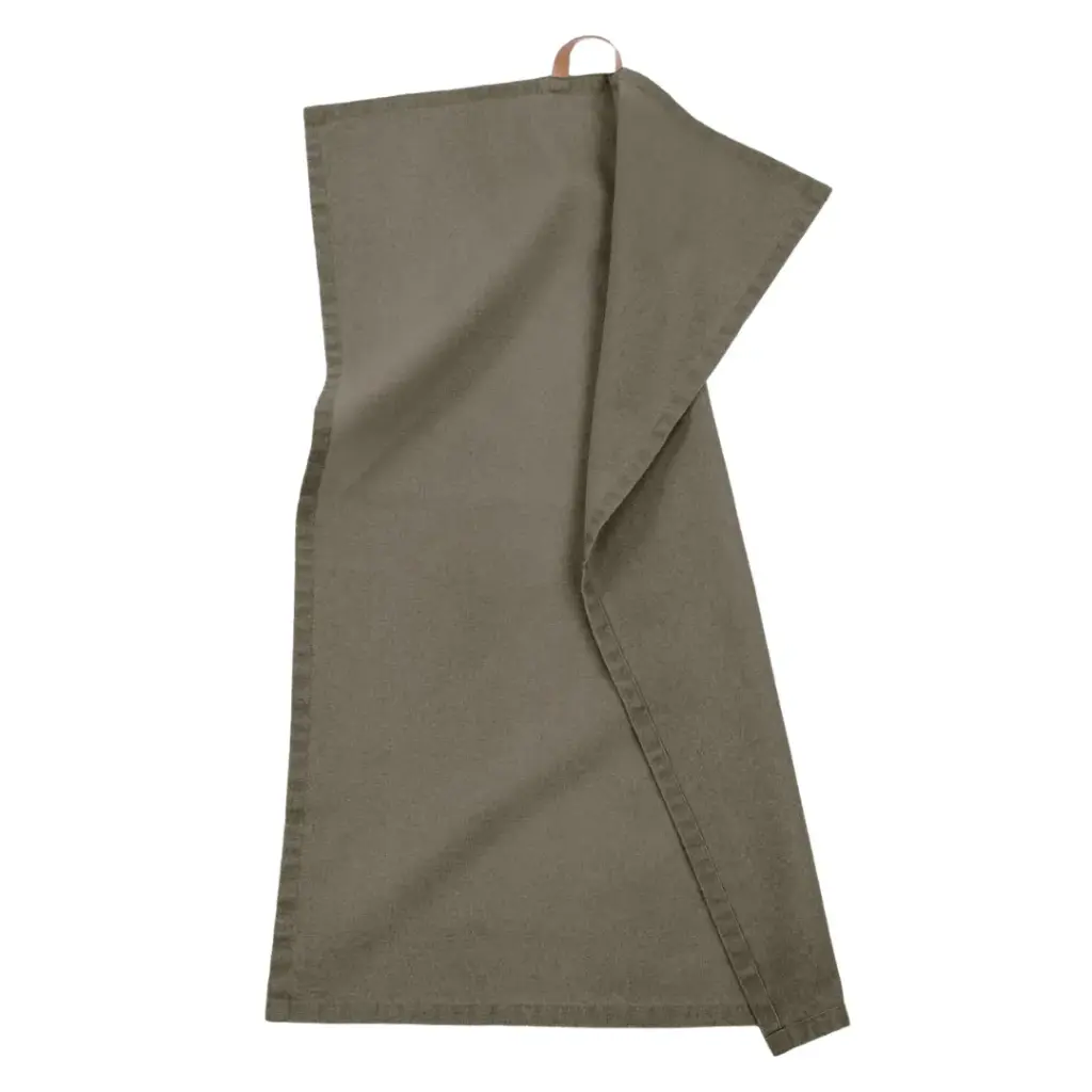 Myrna Kitchen Towel Set Olive Green 3pc
