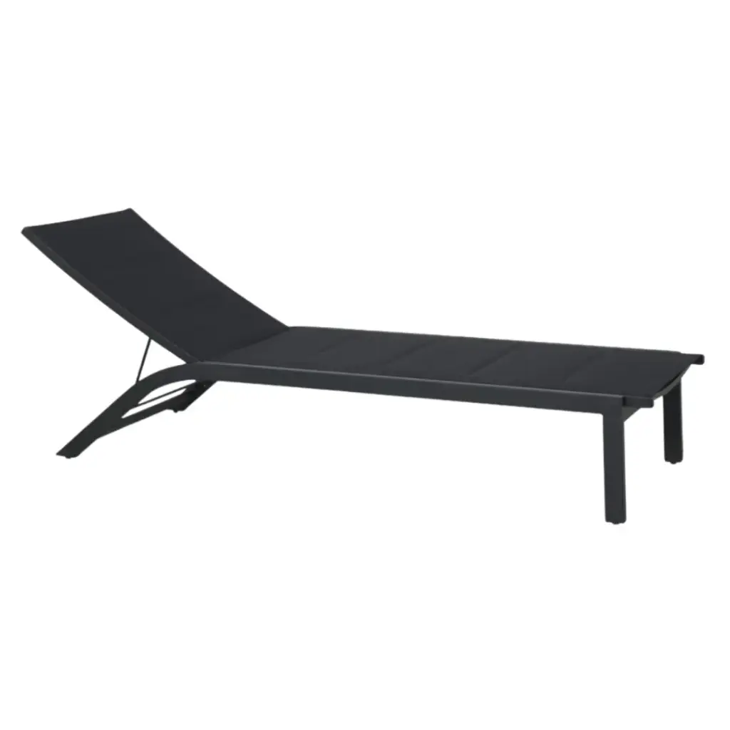 Solara Sunlounger Gunmetal