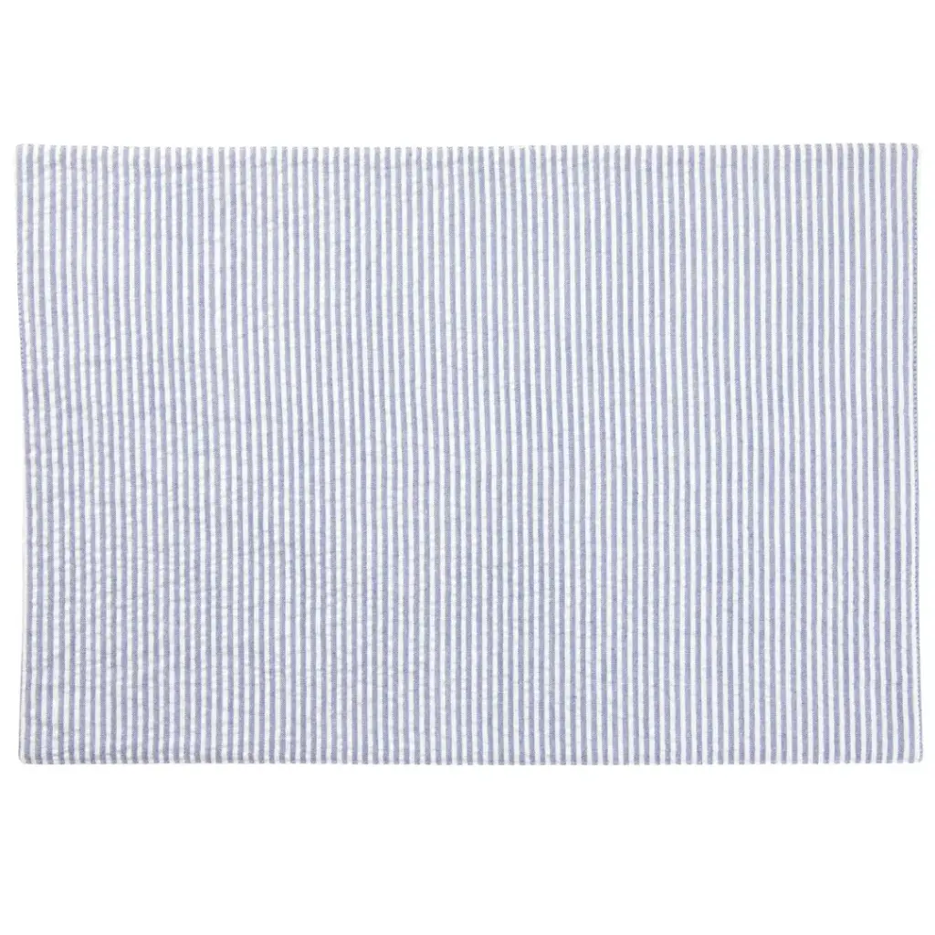 Seersucker Placemat Navy