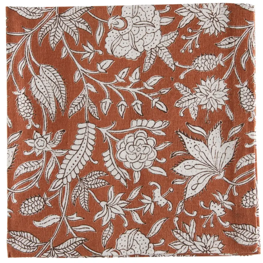 Spice Garden Floral Napkin