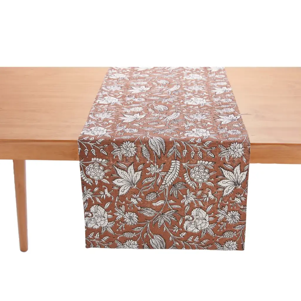 Spice Garden Floral Runner