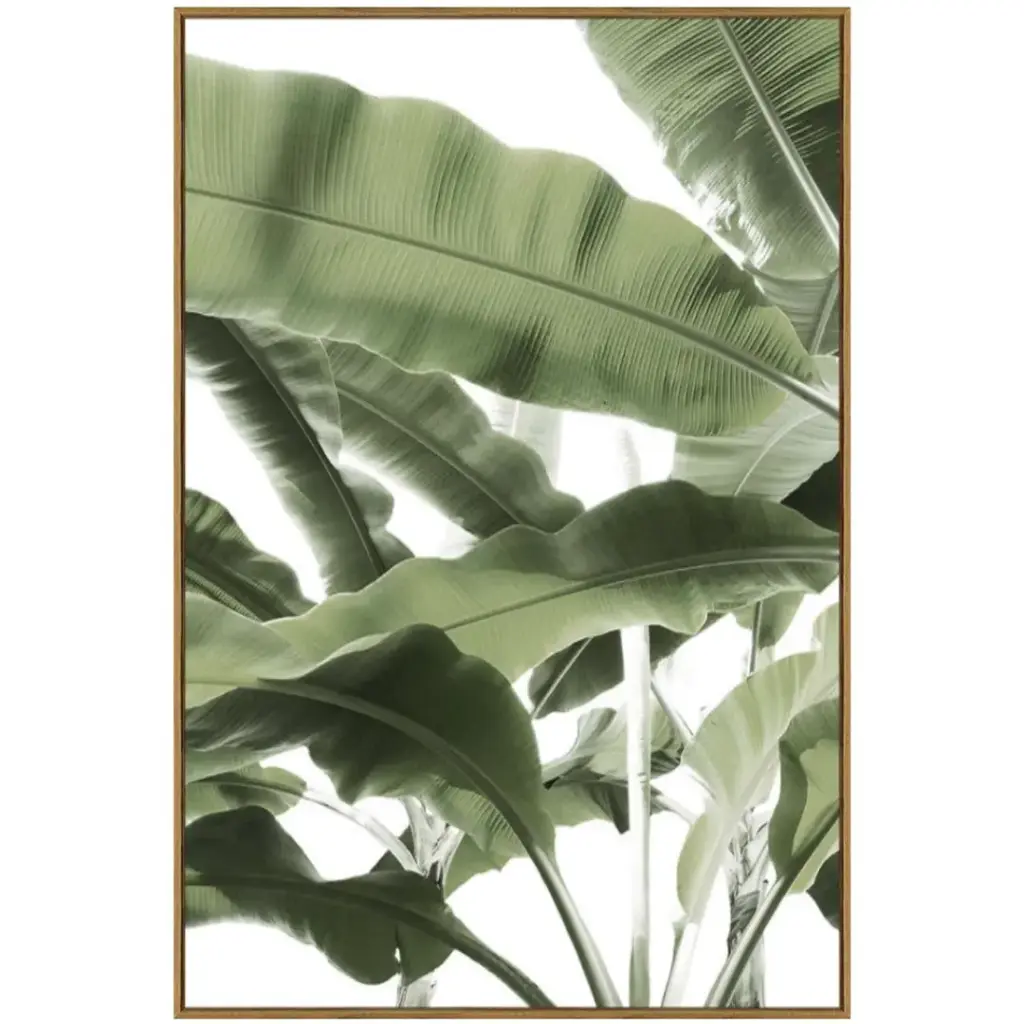 Verdant Symphony II Tempered Glass Art 24x36in