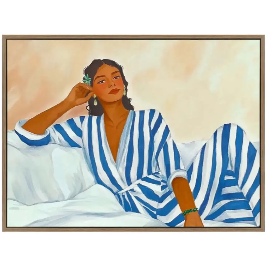 Quiet Confidence Framed Canvas 18x24in