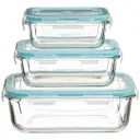 Clipeat Glass Food Containers Small 3pc