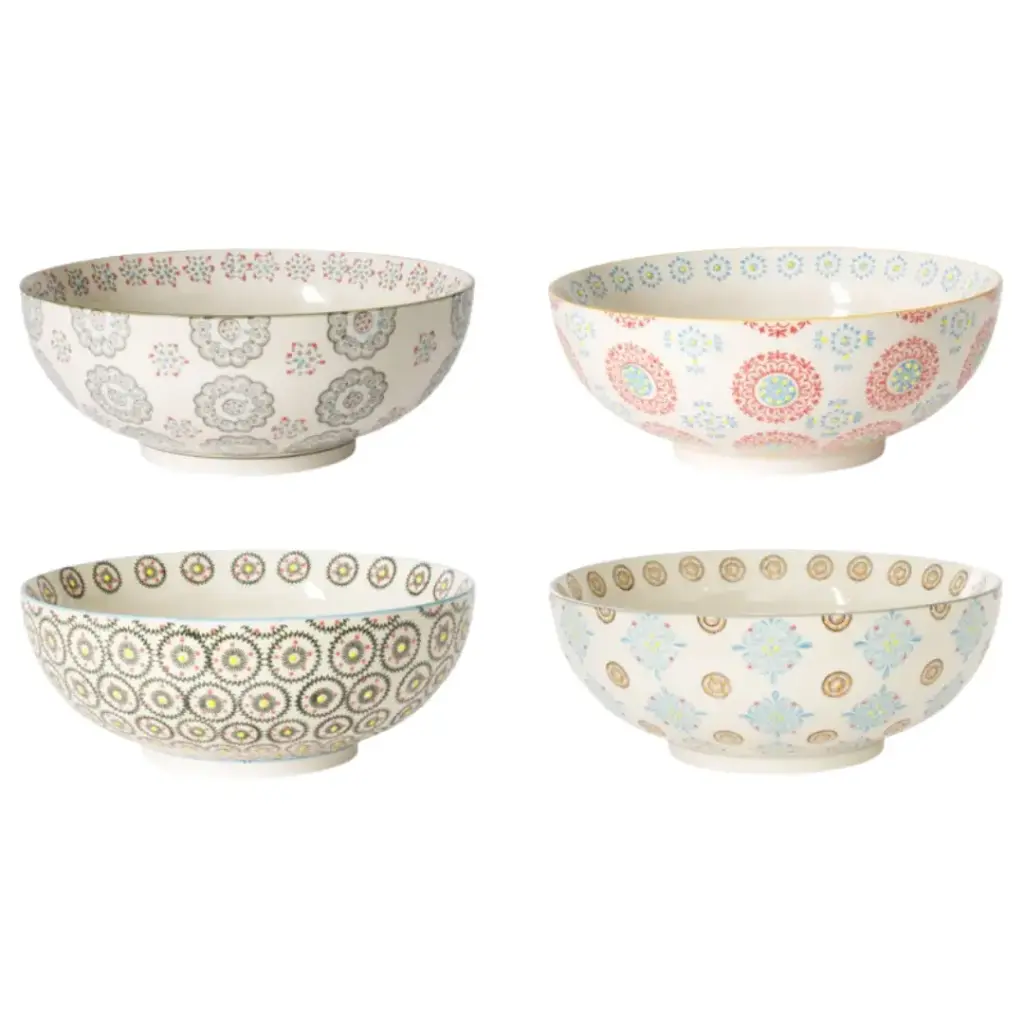 Bohemian Salad Bowl Assorted 1pc