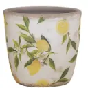 Lemon Motif Planters 6.3in