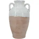 Terracotta Amphora Vase 15in