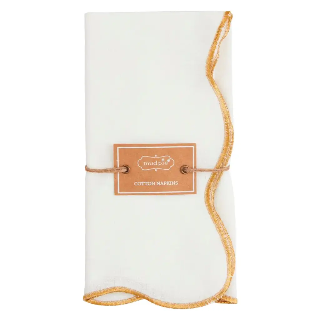 Scallop Napkin Gold