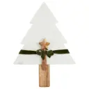 Marble Tree Serving Board Set 15x11in 2pc