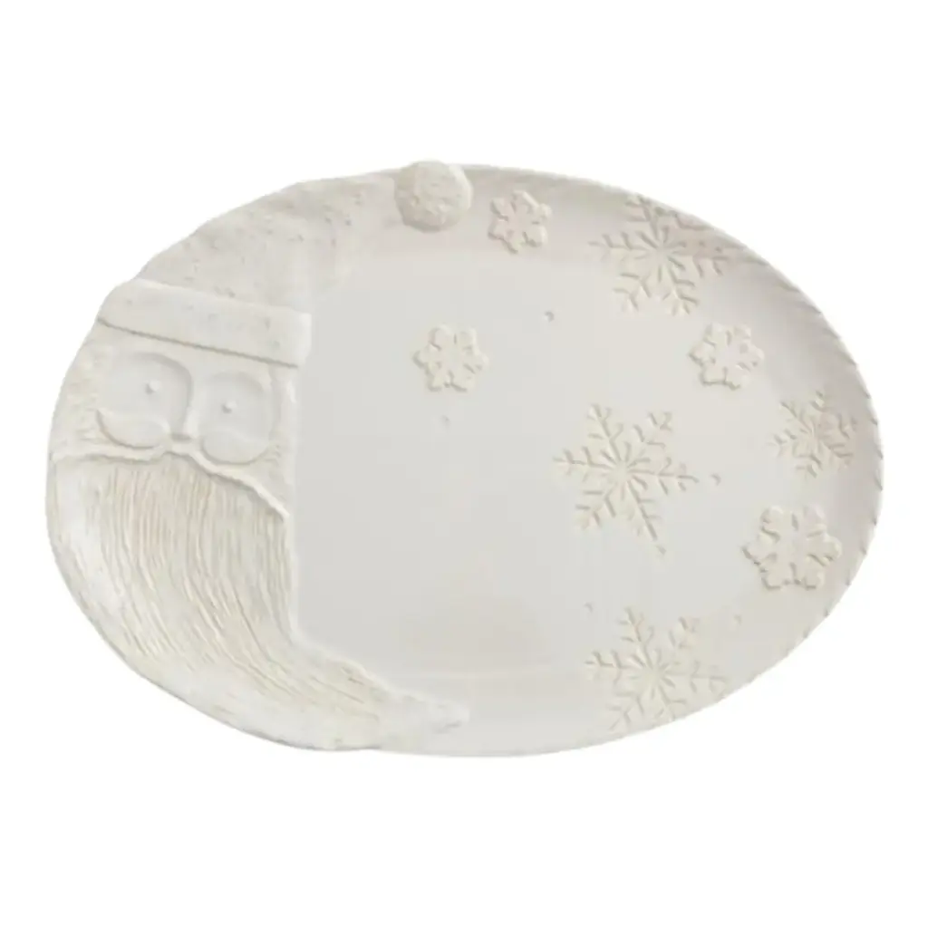 Santa Platter 12x16.5in