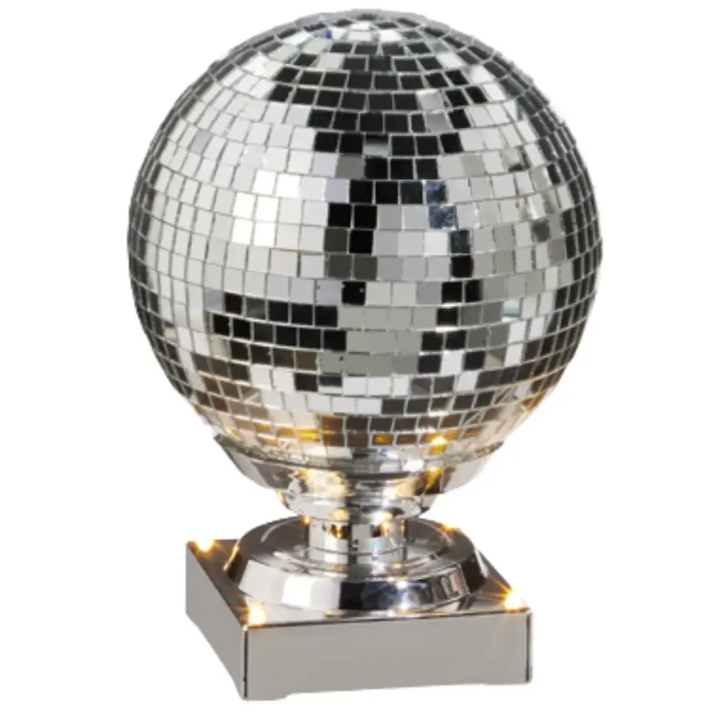 Animated Spinning Disco Ball 8in