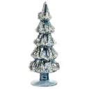 Embellished Pearlized Tree Blue 10in