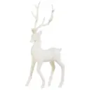 Glittered Deer White 21in
