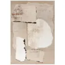 Locke Beige Brown Abstract Rug 7.10×11.2ft