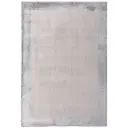 Luxe Ivory Grey Border Rug 5.3×7.7ft