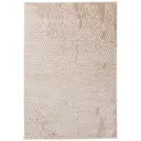 Panorama Netting Beige Ivory Rug 5.3×7.7ft
