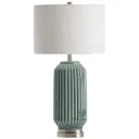 Paige Blue Ceramic Table Lamp 32in