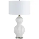 Calabash White Table Lamp 32in