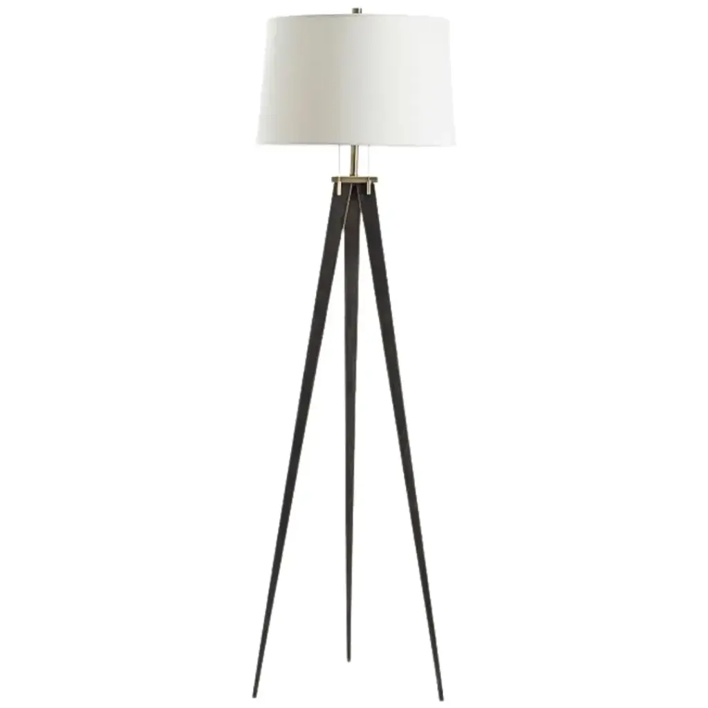 Lennon Bronze Metal Floor Lamp 64.5in