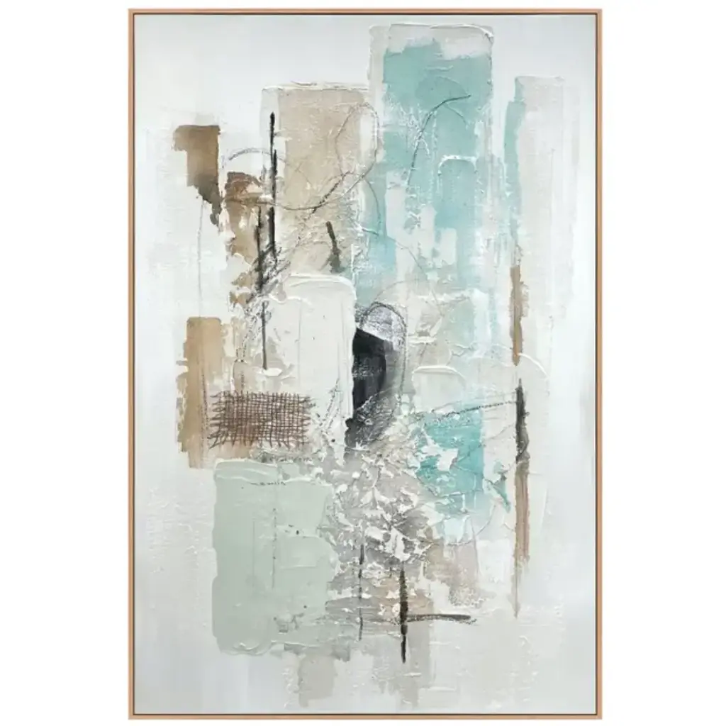 Whispers of Earth Framed Canvas Art 32x48in