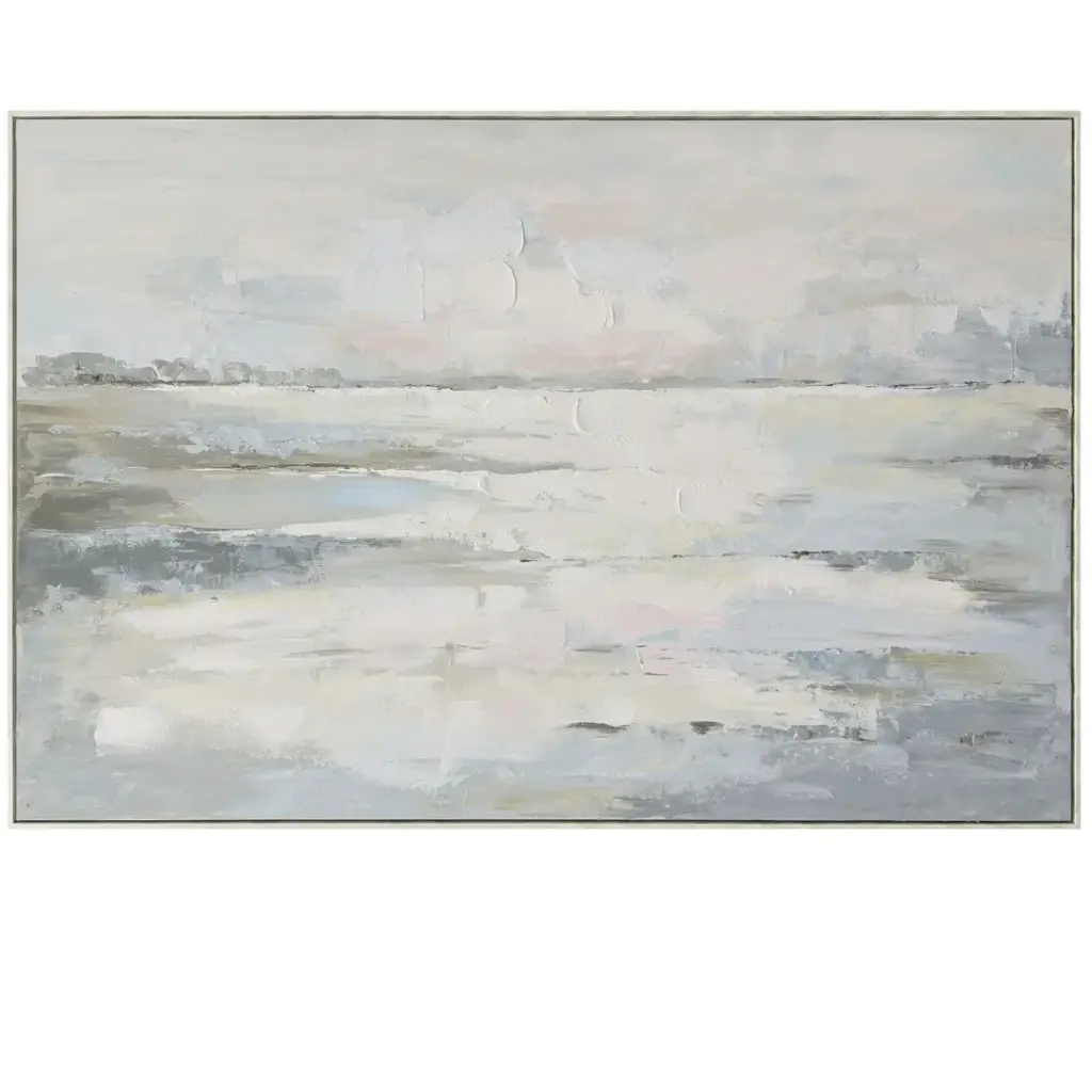 Tranquil Horizons Framed Canvas Art 60x40in