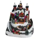 LED Light-Up Muscial Gift Workshop Village