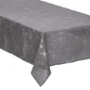 Star Canvas Tablecloth Gray 55x94in