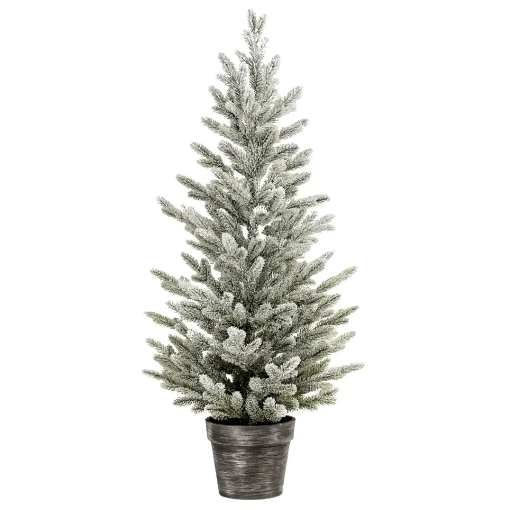 Potted Frosty Tree 3.3ft