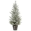 Potted Frosty Tree 3.3ft