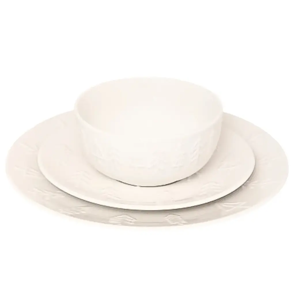 Christmas Tree Dinnerware Set 18pc